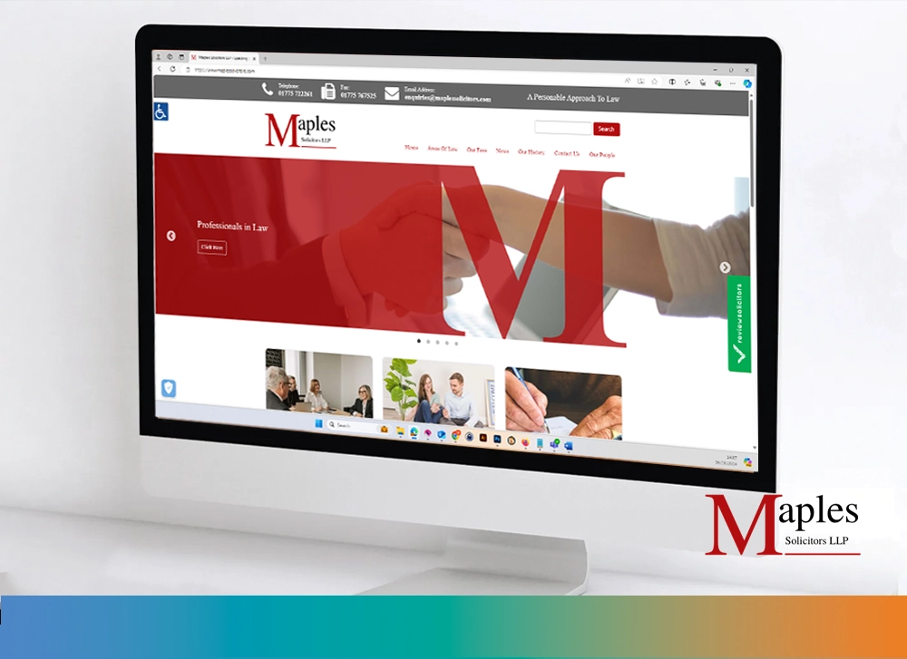Umbraco Website Development for Maples Solicitors