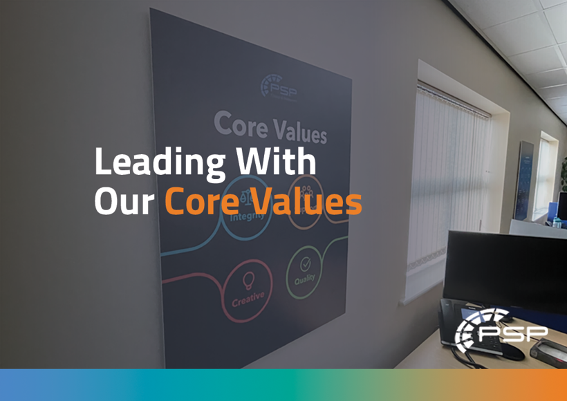 Leading with our core values