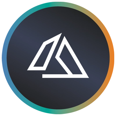Circular logo with Azure logo and a teal-to-orange gradient border symbolising Azure Intune Review Configuration expertise.