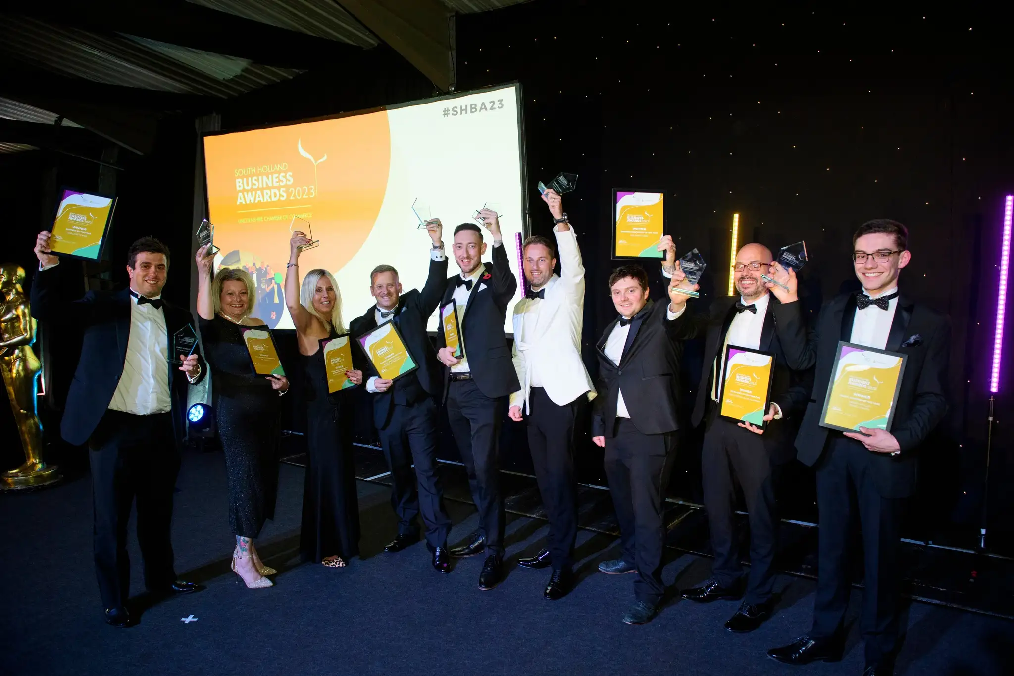 PSP IT team celebrating 2023 Business Awards